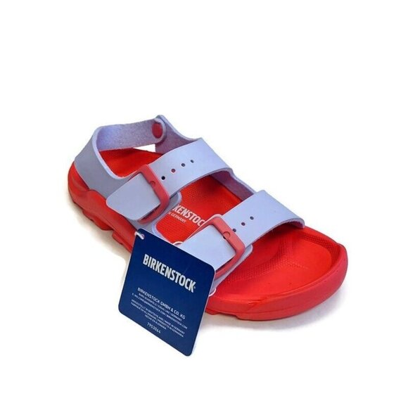 Birkenstock Womens Size 3 EU 34 Mogami Adjustable Sandals Purple Pink NARROW Fit - Picture 1 of 9